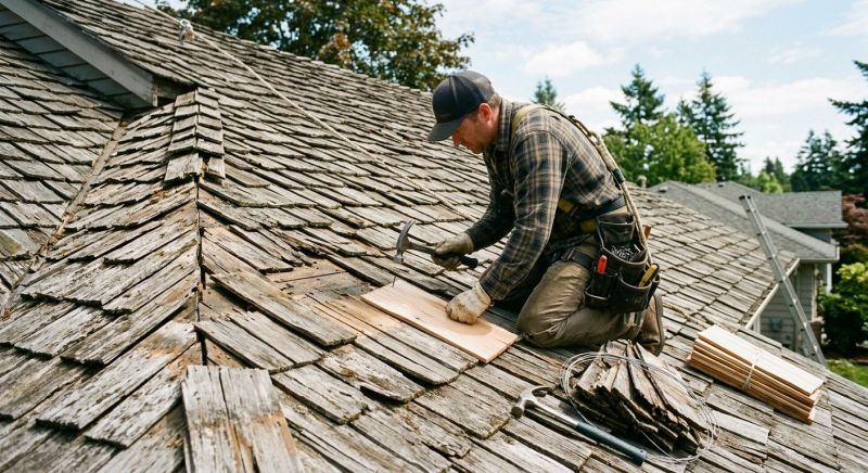 Wood Shake Roof Repair