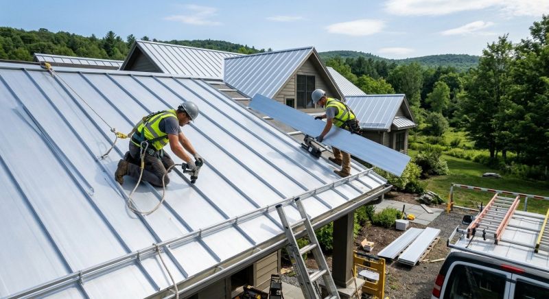 Aluminum Roof Installation in Oakville, CT