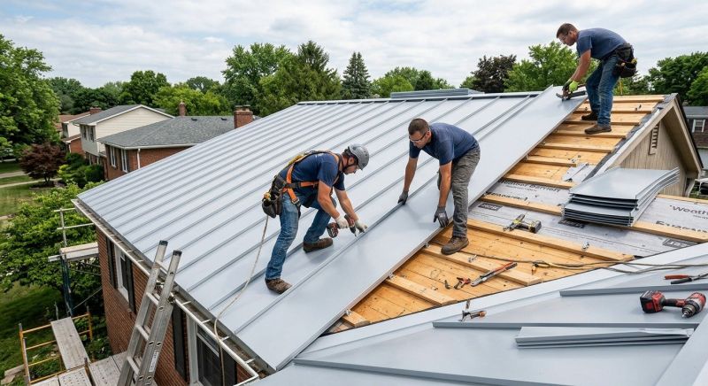 Aluminum Roof Installation in Watertown, CT