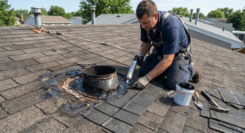 Asphalt Roof Leak Repair in Waterbury, CT