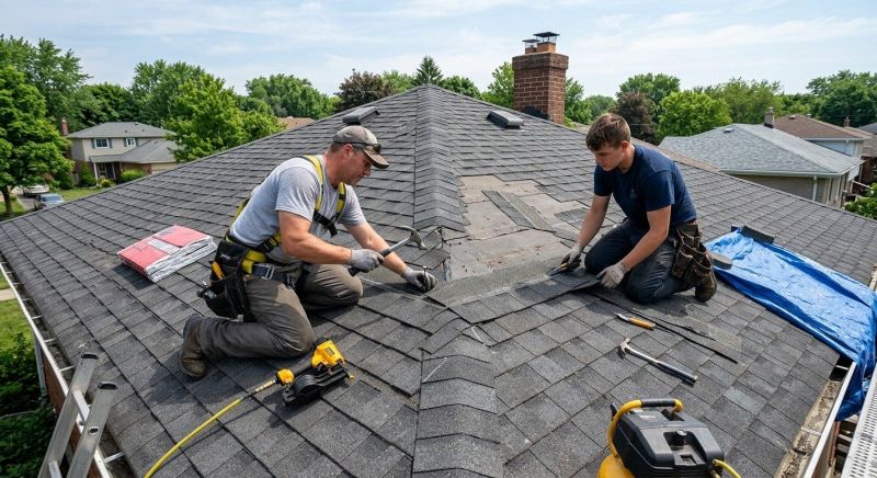 Asphalt Roof Repair in Redding, CT