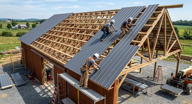 Barn Roof Installation in New Haven County, CT