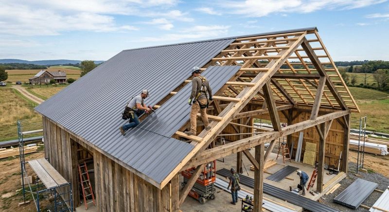 Barn Roof Installation in New Haven County, CT