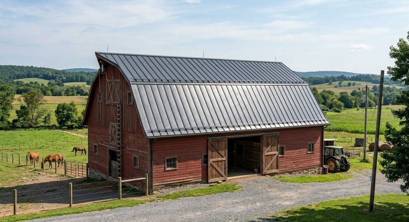 Barn Roof Replacement in Bethany, CT
