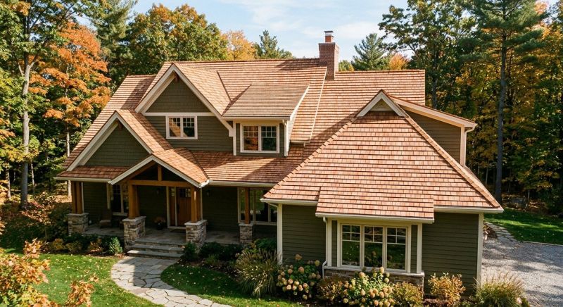 Cedar Roof Installation in Cheshire, CT