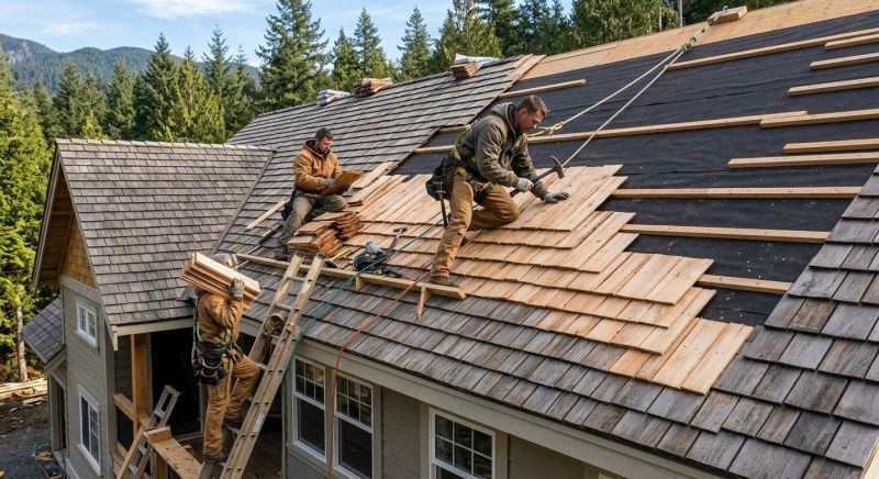 Cedar Roof Installation in Middletown, CT