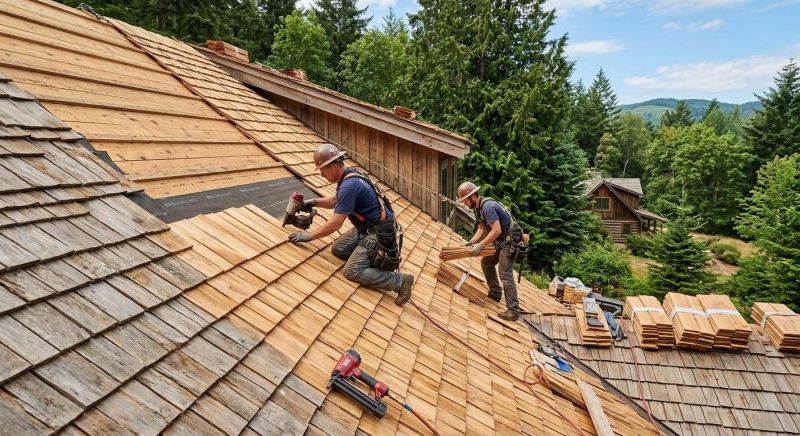 Cedar Roof Installation in Thomaston, CT