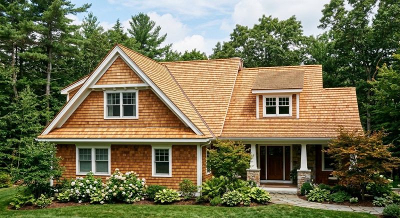 Cedar Shake Roof Construction in Bethany, CT