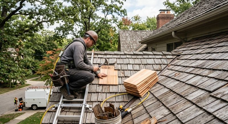 Cedar Shingles Repair in Easton, CT