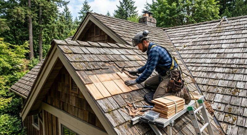 Cedar Shingles Repair in Watertown, CT