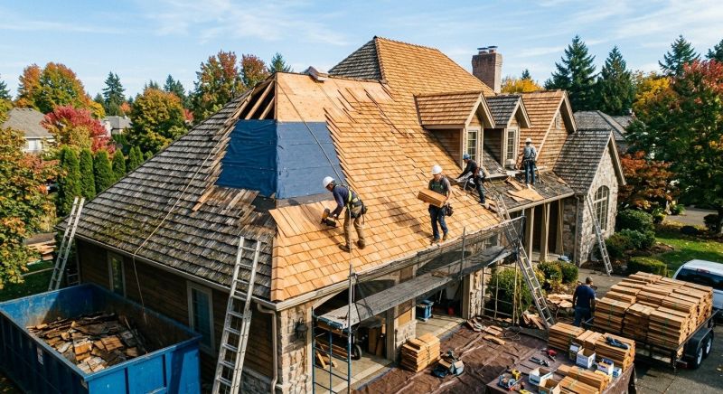 Cedar Shingles Replacement in Ansonia, CT