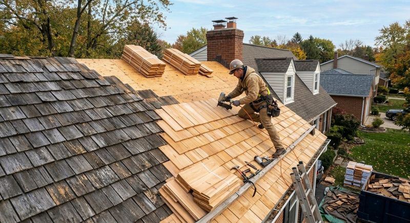 Cedar Shingles Replacement in Southington, CT