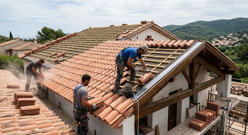 Clay Roof Installation in Easton, CT