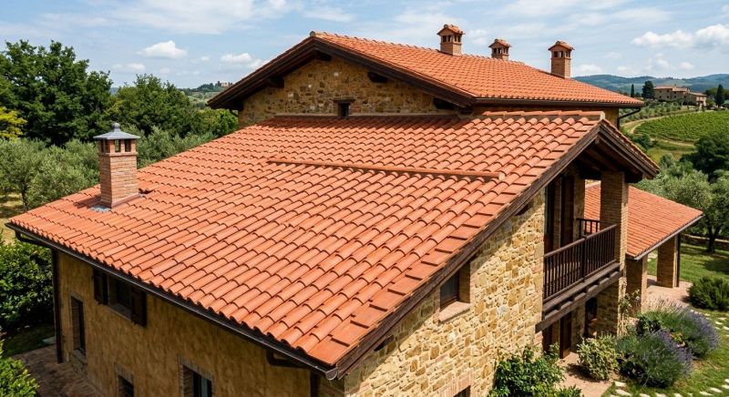 Clay Roof Installation in Redding, CT