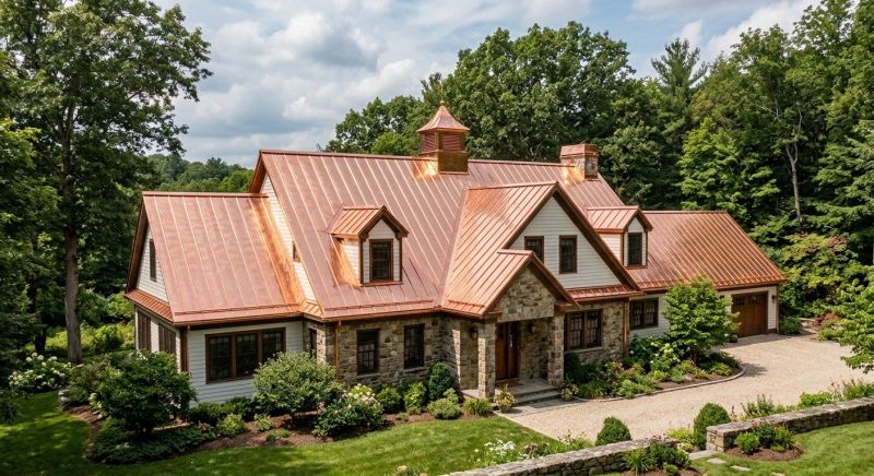 Copper Roof Replacement in New Haven County, CT