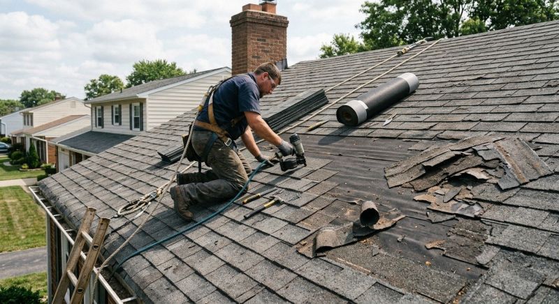 Damaged Roof Repair in Clinton, CT
