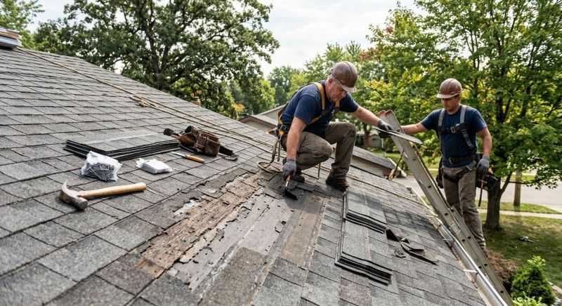 Damaged Roof Repair in Madison, CT