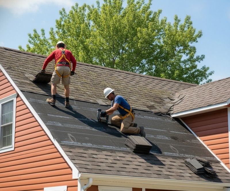 Damaged Roof Replacement in Orange, CT
