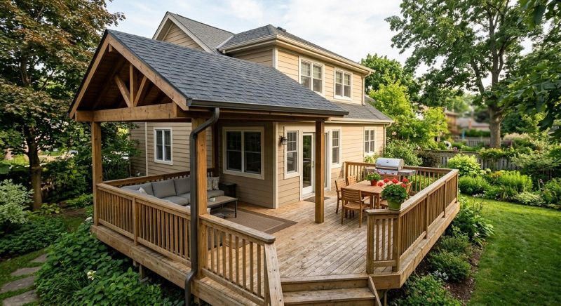 Deck Roof Construction in New Haven County, CT