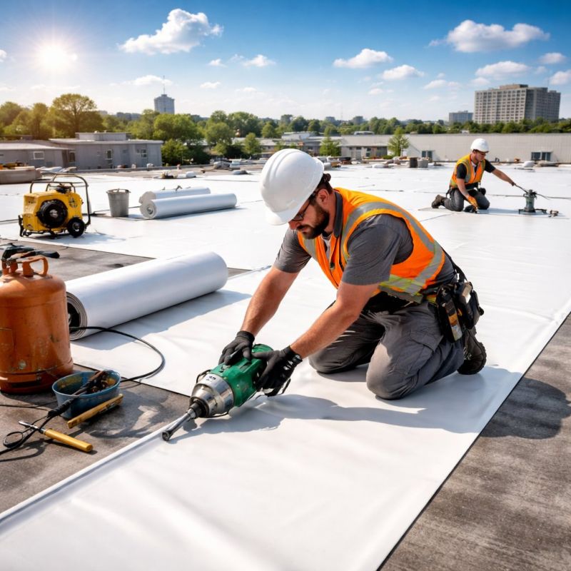 Epdm Roof Installation in Ansonia, CT