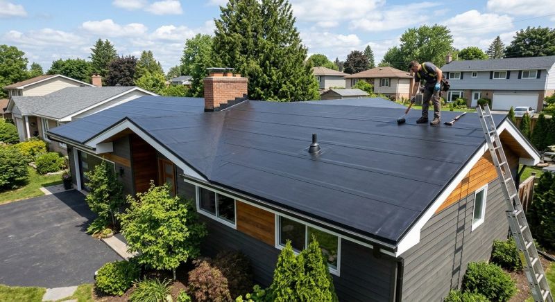 Epdm Roof Installation in Middlebury, CT