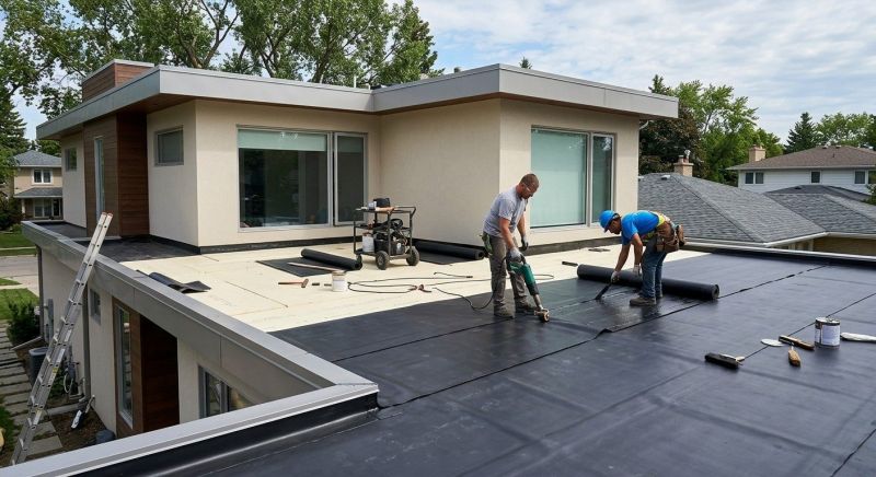 Flat Roof Installation in Haddam, CT