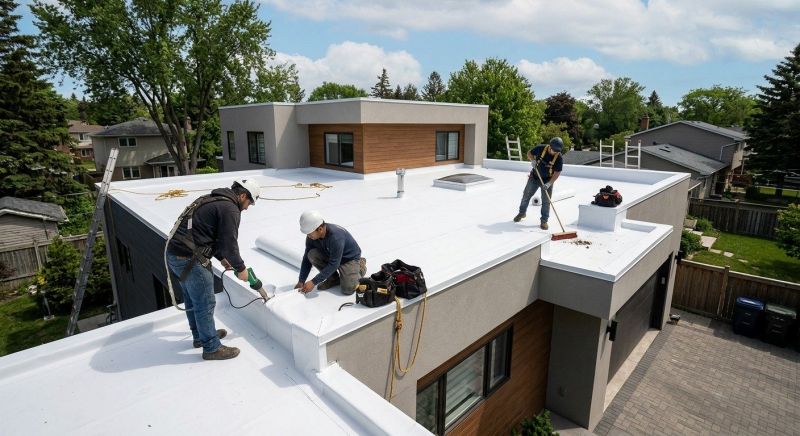 Flat Roof Installation in New Haven County, CT