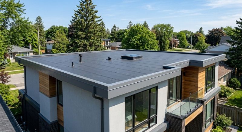 Flat Roof Installation in Middlebury, CT