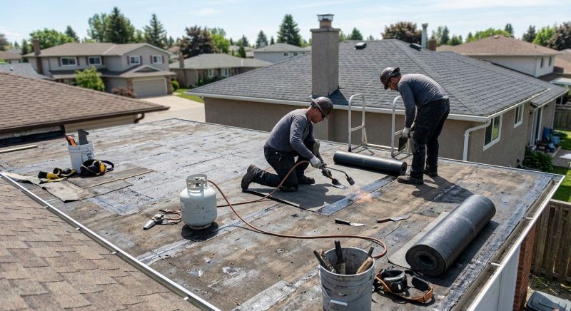 Flat Roof Repair in Middlebury, CT