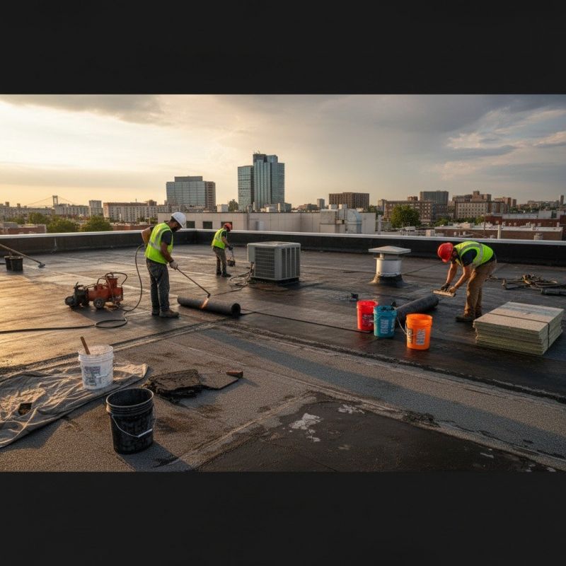 Flat Roof Repair in Stratford, CT