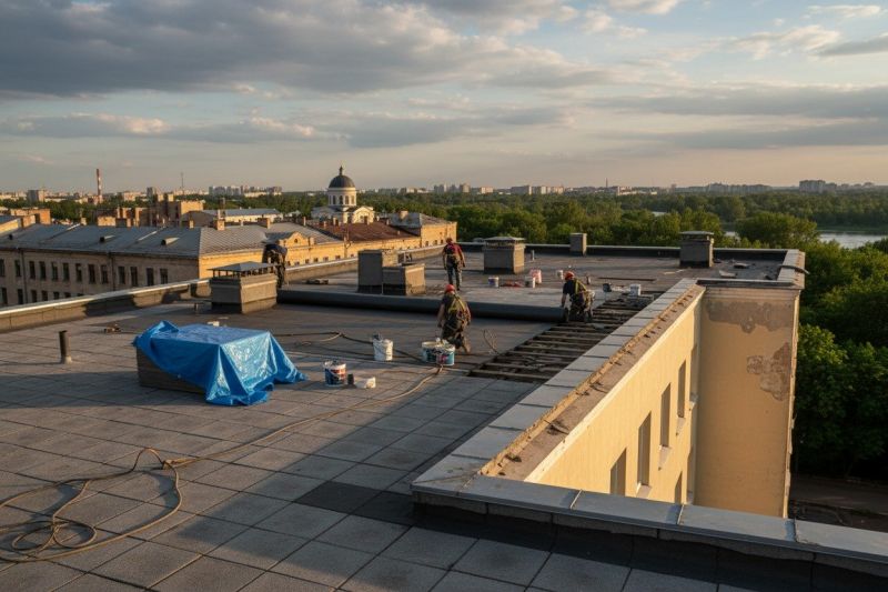 Flat Roof Replacement in Hamden, CT