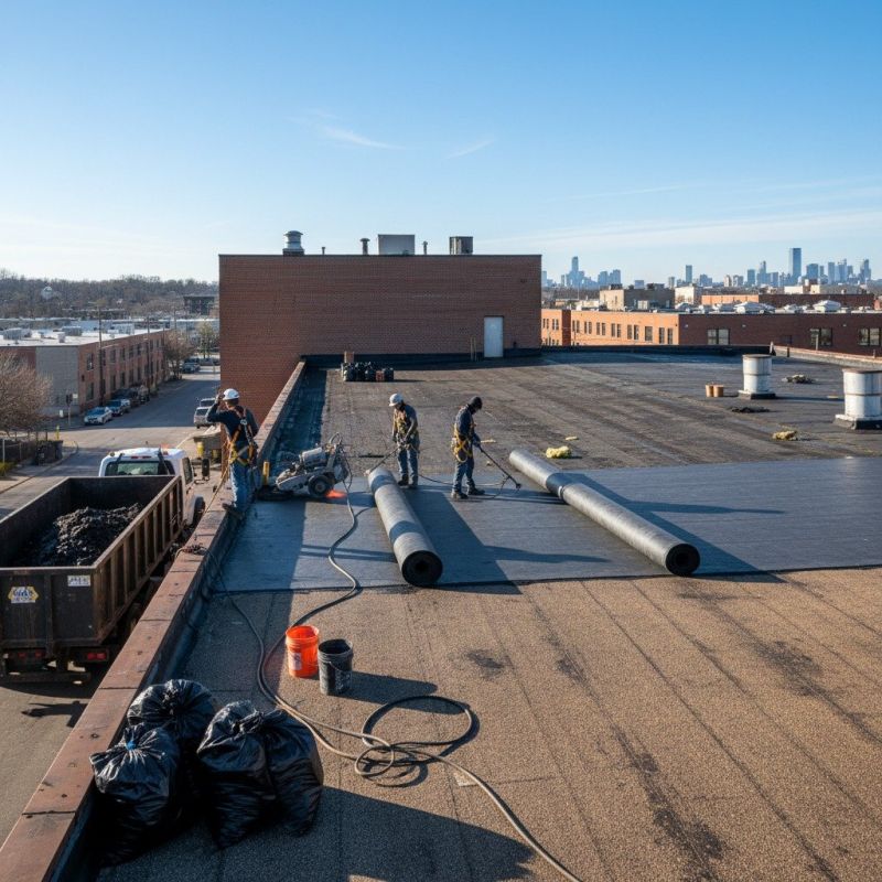 Flat Roof Replacement in Middlebury, CT