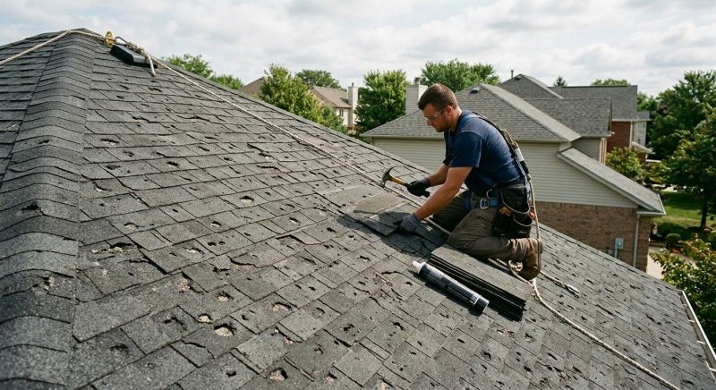 Hail Damage Roof Repair in Newtown, CT