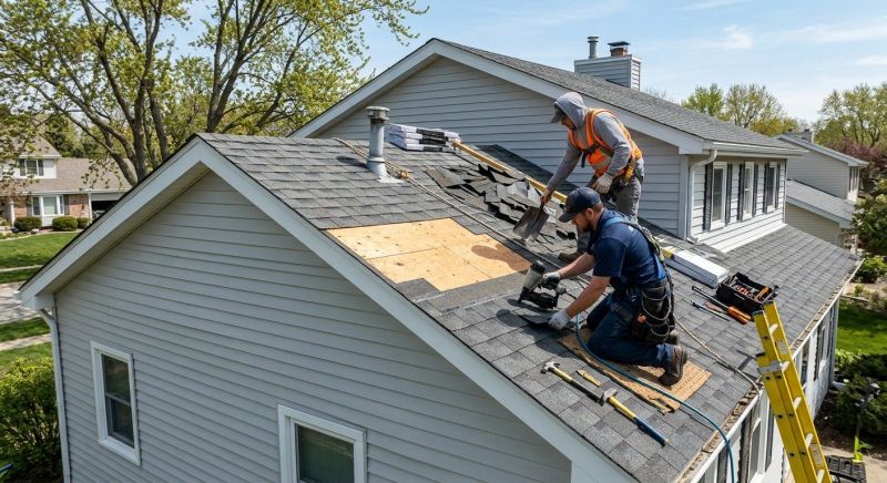 House Roof Repair in Orange, CT