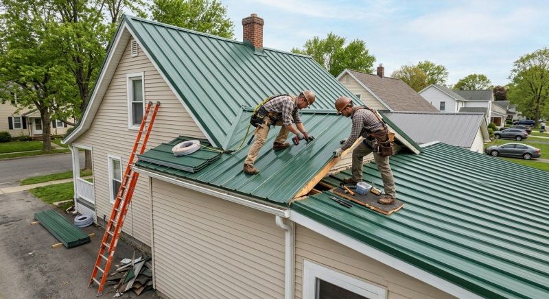 Metal Roof Repair in North Haven, CT