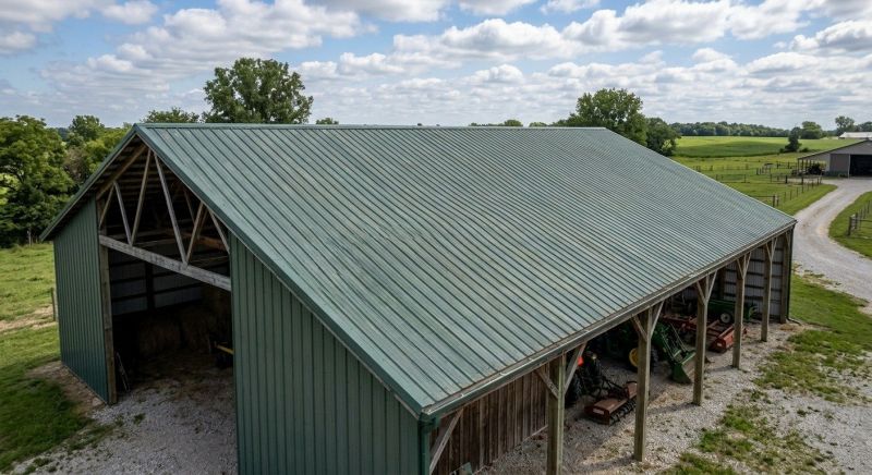 Pole Barn Roof Repair in Branford, CT