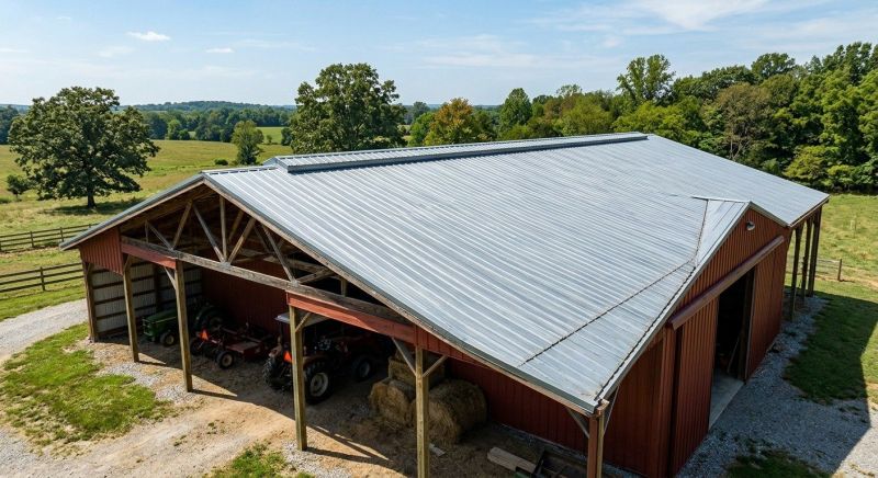 Pole Barn Roof Repair in Madison, CT