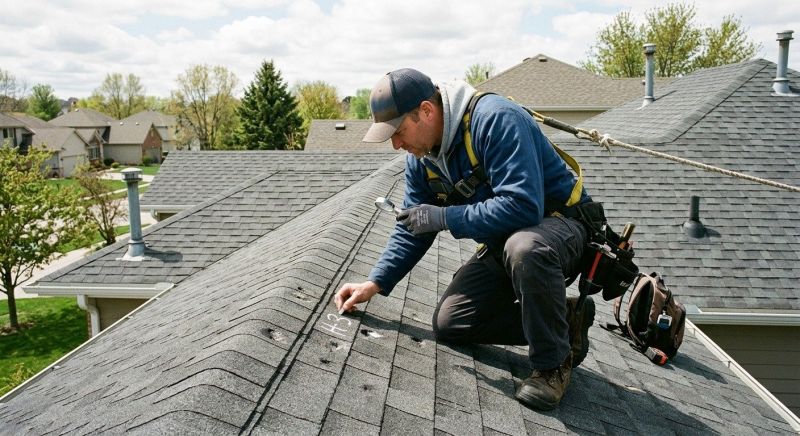 Roof Damage Inspection in Milford, CT