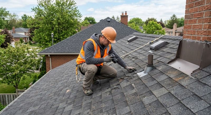 Roof Damage Inspection in Redding, CT