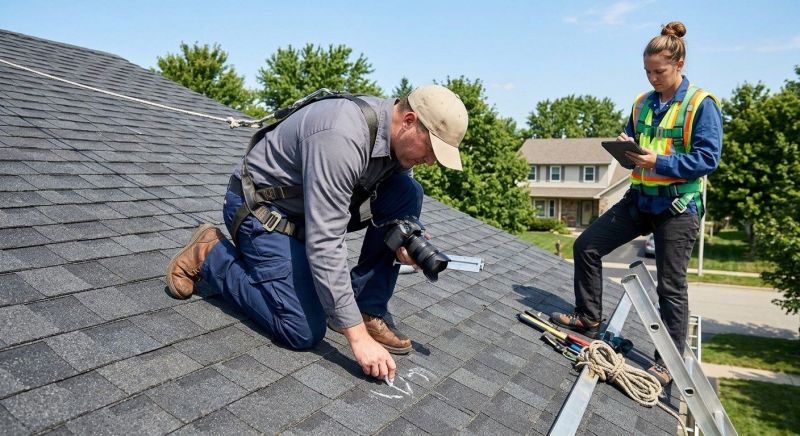 Roof Damage Inspection in Southbury, CT
