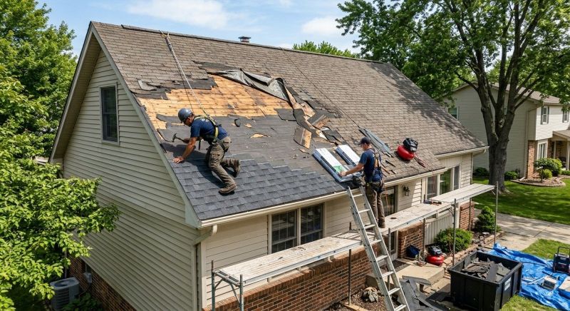 Roof Damage Repair in Middlebury, CT