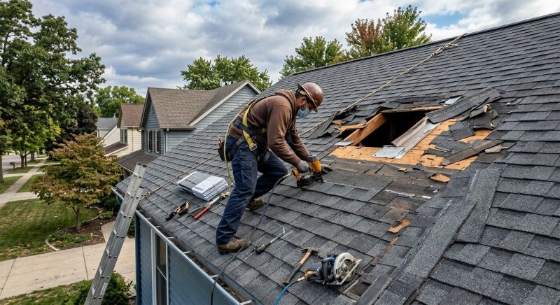 Roof Damage Repair in Redding, CT