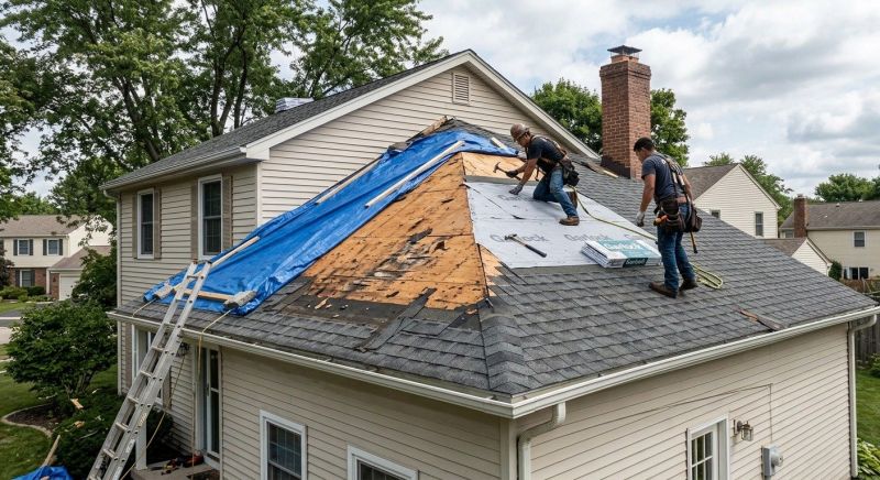 Roof Damage Repair in Roxbury, CT