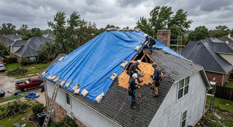 Roof Damage Restoration in Haddam, CT