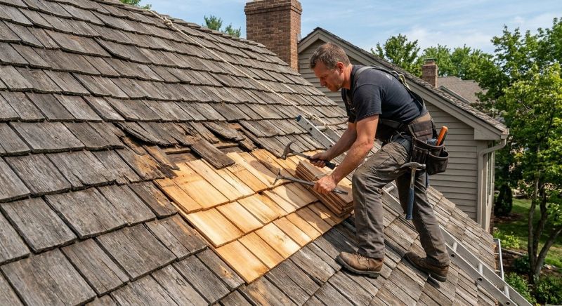 Shake Shingle Repair in Killingworth, CT