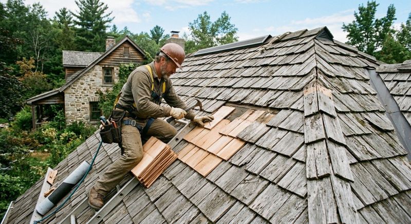 Shake Shingle Repair in Madison, CT