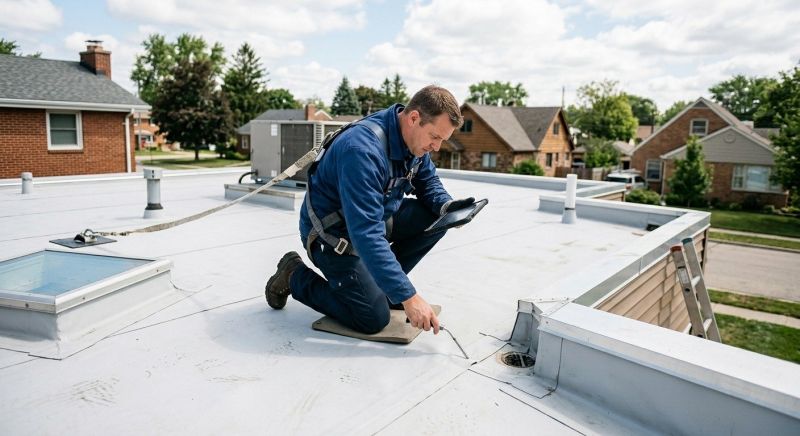 Single Ply Roof Inspection in New Haven County, CT