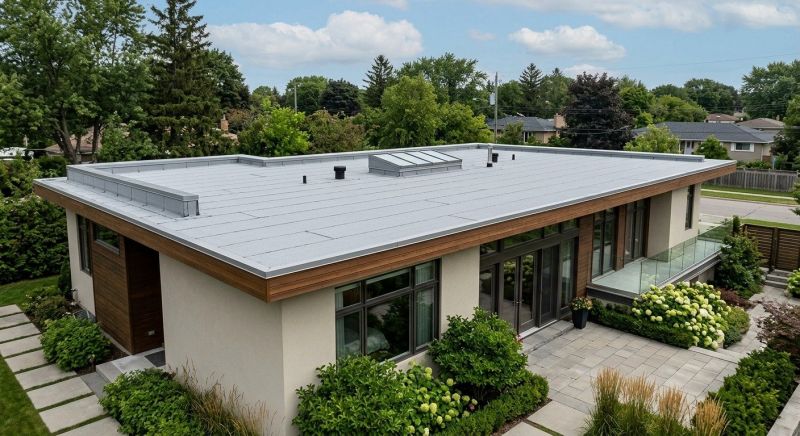 Single Ply Roof Installation in Plainville, CT