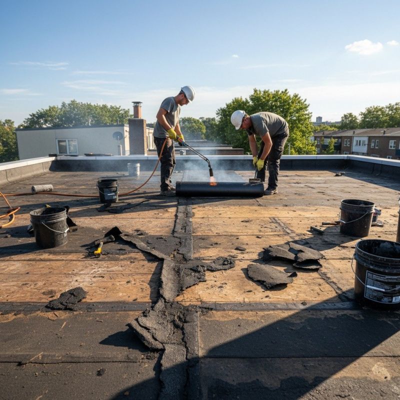 Single Ply Roof Repair in Bethany, CT