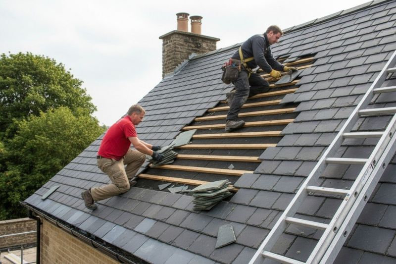 Slate Roof Repair in Woodbridge, CT